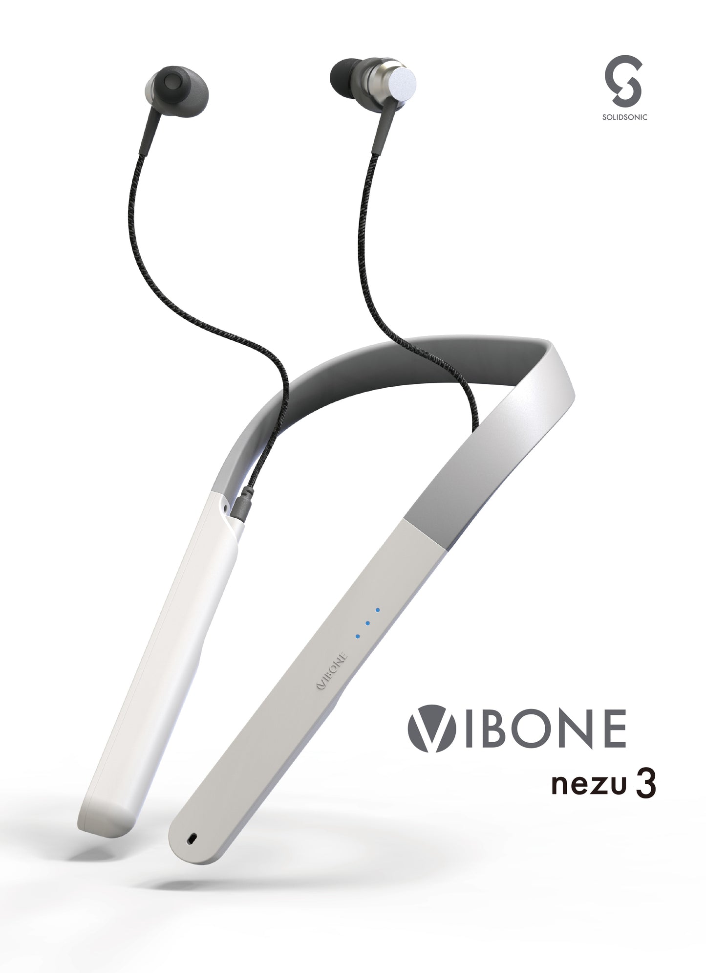 【最新モデル】骨伝導集音器 Vibone nezu 3